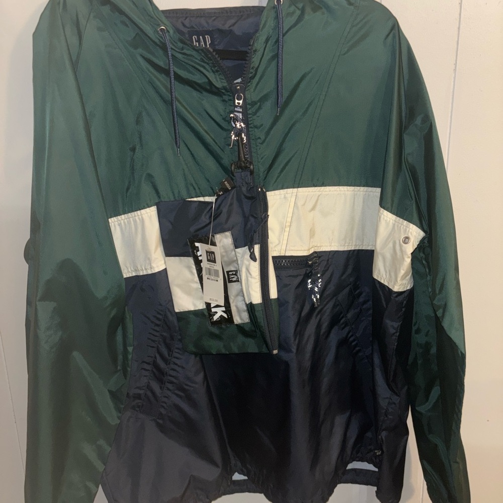 GAP Packable Colorblock Anorak Windbreaker – NWT – Large– 2019/2020